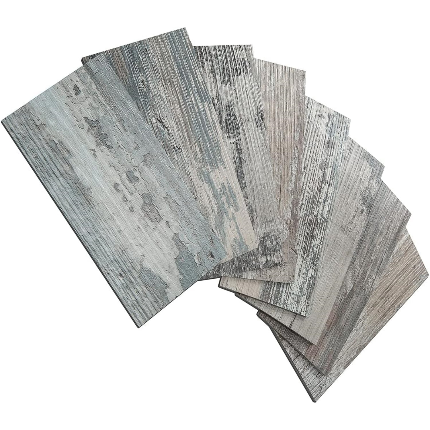 3" x 6" Subway Tile Peel and Stick Backsplash, Thick PVC Stick on Wall Tiles for Backsplash Kitchen, Bathroom, Laundry Room, Camper, Fireplace (100, Vintage Wood)