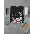 thumbnail image 3 of Lets Go To Cuba Circle Flag Tee Men's -Image by Shutterstock, 3 of 4