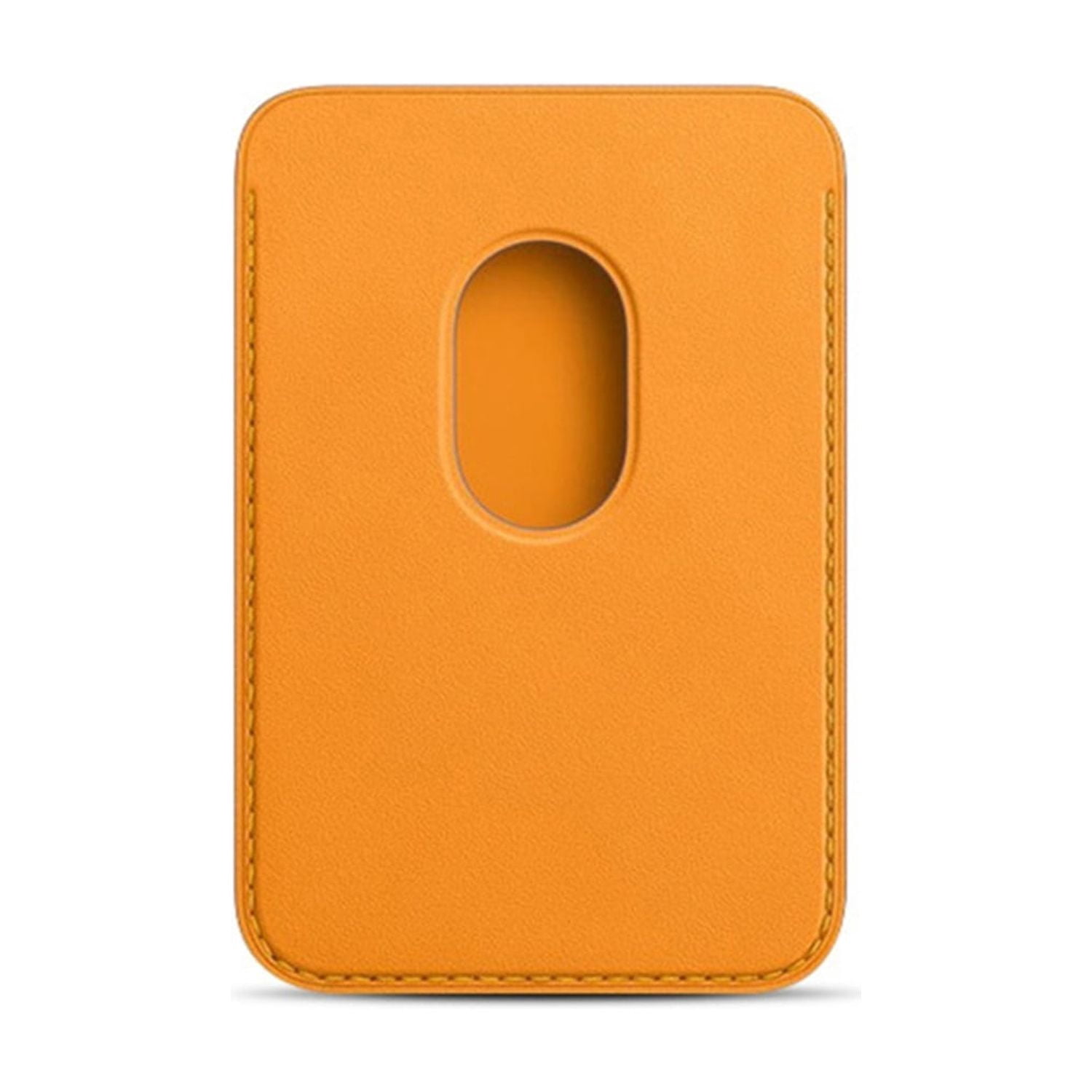 Leather MagSafe Compatible Card Wallet - Orange