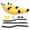 Yellow, variant on Dadypet Y14268Y 29.53' Yellow Inflatable Outrigger Kayak with Sidekick Arms Rod