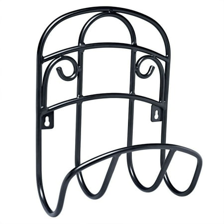 Liberty Garden 125 Foot LBG-231 Decorative Steel Hanging Hose Butler, Black