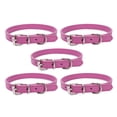 thumbnail image 1 of Dog Collar Leather Puppy Collars Adjustable Dog Collars fo Small Dogs Multicolor Pet Collar, 1 of 5