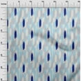 thumbnail image 3 of oneOone Rayon Light Gray Fabric Ikat Fabric For Sewing Printed Craft Fabric By The Yard 56 Inch Wide, 3 of 4