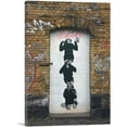 thumbnail image 1 of ARTCANVAS Monkey Business Canvas Art Print by Banksy - Size: 26" x 18" (1.50" Deep), 1 of 9
