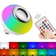 thumbnail image 2 of Bluetooth de luz LED Bombilla RGB E27 12W lámpara de reproducción de música RGB el dormitorio, armario, armario, , APPRGB + Blanco + Remoto Sunnimix bombilla bluetooth, 2 of 7