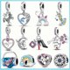 thumbnail image 2 of Lápiz Labial Original De Plata Esterlina 925 Phantom High Heels Fit Pandora Bracele Making Fashion DIY Joyería Para Mujer, 2 of 4