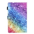 thumbnail image 3 of SaniMore Wallet Case for Samsung Galaxy Tab A9 Plus Case 12.4" 2023 SM-X810/X816/X818, PU Leather Auto Wake/Sleep Card Holder Kickstand Anti-slip Strip Shockproof TPU Fashion Cover, Colorful Diamond, 3 of 8
