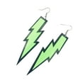 thumbnail image 2 of Guardurnaity 1 par de pendientes, accesorio de moda Flash, gotas para los oídos para el vestido diario del banquete Ropa, zapatos y accesorios Miscelánea Verde fluorescente, 2 of 6