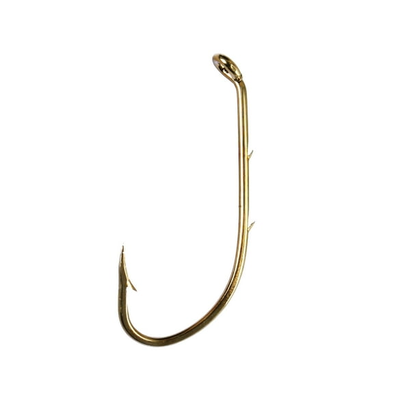 Eagle Claw 181AH-14 Baitholder Fishing Hook Size 14 Curved/Forged 2 Sliced