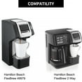 thumbnail image 2 of Langgg Stainless Steel Reusable Tea Coffee Filter Basket Replacement for Hamilton Beach FlexBrew 2-Way Coffee Maker, 2 of 8