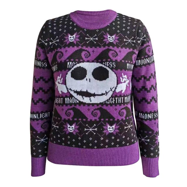 Suéter El Extraño Mundo De Jack Para mujer Tejido, talla CH