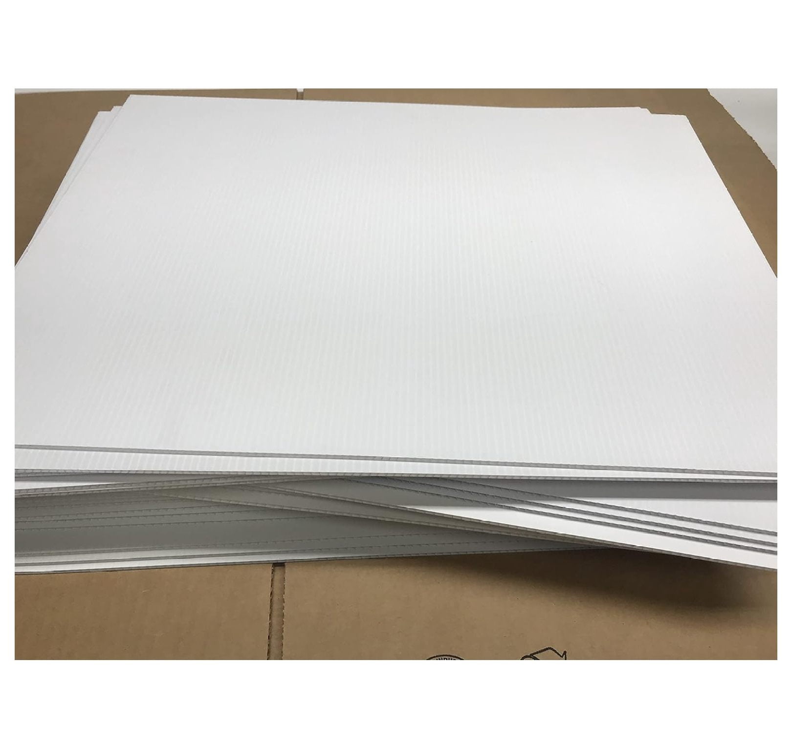 20 Pack, Blank Signs 24'' x 18'', 18'' Corrugated Signs Board, Great for Advertising Any Events, Open House, Yard Sales, Direction Signs, Ship Same Day (20Signs24x18)