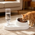 thumbnail image 5 of Pet Bowl Plastic Auto Water Dispenser Double Drinking Station No Spill Non-Slip for Small Medium Dogs Cats by MPOISVA, 5 of 7