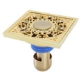 thumbnail image 1 of Desagüe de piso desodorante, juego de desagüe de piso dorado, desagüe de baño para ducha, desagüe de piso, resultados impresionantes, 1 of 12