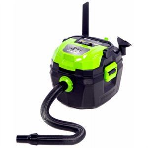 Greenworks Tools 4700402 Cordless Wet/Dry Vacuum, 24-Volt, 3-Gallons - Quantity (Best Garden Vacuum Reviews)