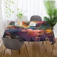 thumbnail image 6 of BZSMCE Square Tablecloth Garden Of Serenity Pattern Tableclothes, 6 of 9