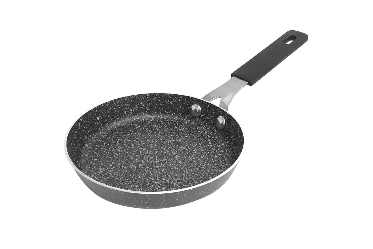 Granite Stone 2-Piece Non-Stick 9.5 Frying Pan & 5.5 Mini Pan, Skillets,  Black