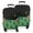 Green Bigfoot And, variant on White Bigfoot and Pine Tree Pattern Luggage Cover Fashion Suitcase Cover Baggage Covers Fit 25-28 Inch Luggage (Go Travel)