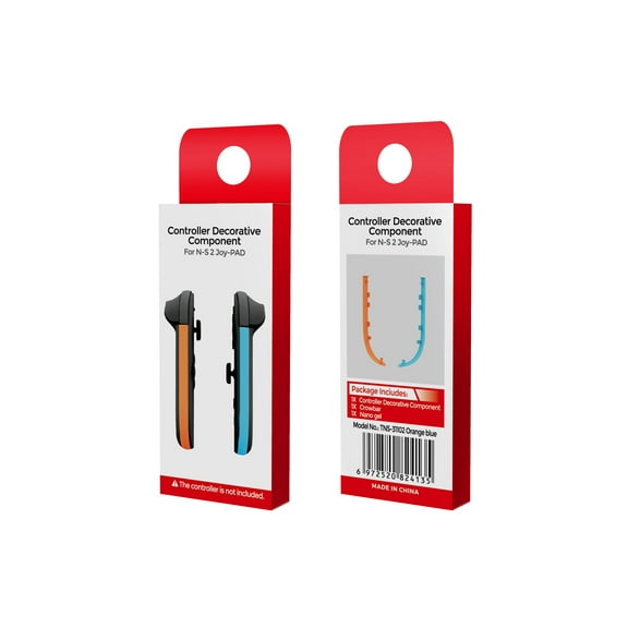 KIPLINK Customizable Side Trim Strips for Nintendo Switch 2 Joy-Cons - Decorative & Replacement Rails (Multi-Color Options)