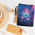 thumbnail image 3 of HELLHERO 1pcs Book Cover with Pocket Polyester Protector Wrap Bag for Hardcover Books Friend 11.4 Inch X 8.66 Inch, Blue Butterfly & Daisies, 3 of 8