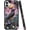 Gothic Bookshelf Skull Bird Floral Purple, variant on Case for iPhone 15 Pro, Fits Glossy Case Design for Girl Women, Lotus Floral Flower Stained Glass