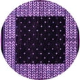 thumbnail image 1 of Ahgly Company Indoor Round Abstract Purple Modern Area Rugs, 5' Round, 1 of 4