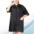 thumbnail image 2 of 1pc Waterproof Work Clothes Fashion Barber's Clothes Breathable Hairdressing Tops for Home Shop L, 2 of 3