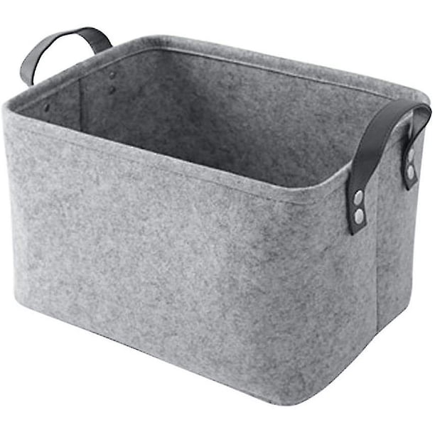 Bolsa de almacenamiento de fieltro Cesta de lavandería Cesta de almacenamiento Cesta de fieltro
