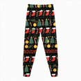 thumbnail image 5 of sdbrld Unisex Kids Christmas Matching Pajamas Outfit Sets for Boys Girls Holiday Sleepwear Top and PJs Pants 2Pcs Sets Dark Green Sizes 8-9 Years, 5 of 9