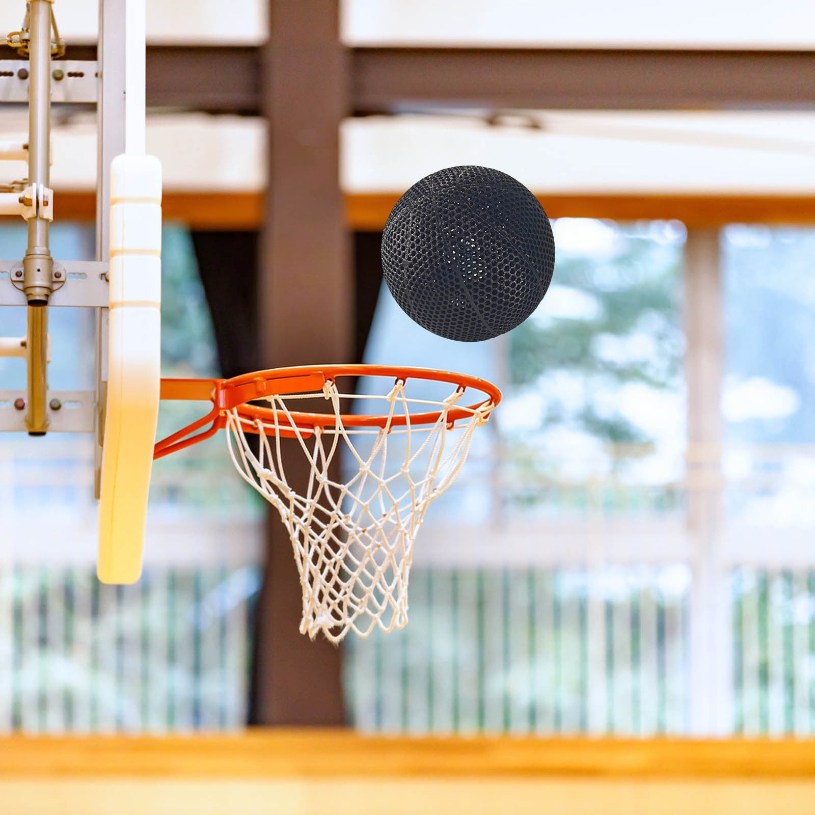 Durable 3D Printed Airless Basketball - High Elasticity, No Pump Needed, Perfect for Indoor & Outdoor Play