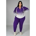 thumbnail image 4 of Womens Plus Size Two Piece Outfits Sweatsuits Casual Long Sleeve Set With Pockets, 4 of 4