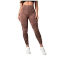 thumbnail image 4 of GEWSEY Women's 3D Compression Anti Cellulite Leggings High Waist Seamless Push Up Sculpting Opaque Yoga Pants for Gym Workout Sport (Brown, S), 4 of 9