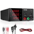 thumbnail image 1 of NICE-POWER Alimentation CC Variable 60V 20A Alimentation de Banc Haute Puissance avec Bouton Codeur Commutation Réglable Régulée 1200W, 1 of 9
