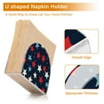 thumbnail image 5 of Yayeee Napkin Holder for Table Kitchen Paper Tissue Organization, Red White Stars, 5 of 8