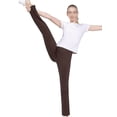 thumbnail image 2 of Frontwalk Women Trousers High Waist Business Pants Straight Leg Flared Pant Ladies Comfy Bottoms Bootcut Brown XL, 2 of 3