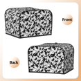 thumbnail image 3 of Zufioo Yin And Yang Universal Four Slice Toaster Cover,Quilted Toaster Appliance Dust-proof Cover For Kitchen Small Appliance(Cover only), 3 of 7