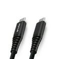 thumbnail image 3 of Type-C [C-to-C] 6ft USB Cable for OnePlus Nord N100/N10 5G Phones - Charger Cord Power Wire USB-C Sync Fast Long Black E2A Compatible With OnePlus Nord N100/N10 5G, 3 of 6