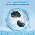 thumbnail image 3 of Wireless V5.1 PRO Earbuds Compatible with Samsung Galaxy S23 IPX3 BlueTooth Touch Waterproof / Sweatproof / Noise Reduction with Mic (Black), 3 of 5
