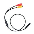 thumbnail image 3 of Car Backup Reverse Camera 4-Pin Male To CVBS RCA Female Connector Wire Harness, 3 of 5