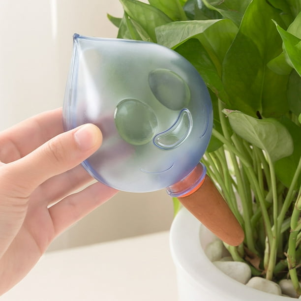 Regador Automático para Plantas - Gotero de Autorriego para Plantas En Maceta, Sistema de Riego Inteligente, Dispositivo de Goteo de Agua de Plástico de 17 X 9 X 5 Cm para Flores de Interior/Exterior