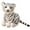 White, variant on BINGLI Tigers Plush Toy Stuffed Animal Plush Cat - Cute Lifelike Tiger Stuffed Animals Animals Kids Toy Gift for Boy Baby Hug Tiger - Lifelike Stuffed Animal (23 cm)