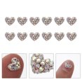 thumbnail image 4 of GOOHOCHY 20 piezas de pegatinas brillantes para uñas con forma de corazón y diamantes de imitación para uñas, 4 of 8