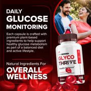 Glyco Thrive Capsules – GlycoThrive Natural Blend Glycogen Support, 5 Pack, 300 Capsules
