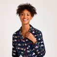 thumbnail image 6 of Vera Bradley Women's Christmas Holiday 100% Cotton Flannel 2 Piece Pajama Set, Snow Globe Motifs, 6 of 6