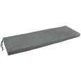 thumbnail image 1 of 60-inch by 19-inch Micro Suede Bench Cushion - Grey, 1 of 4