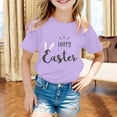 thumbnail image 2 of Shadoumai Easter Themed Graphic Tee For Kids Casual Comfortable Printed Shirt Childrens Fashion Top, 2 of 4