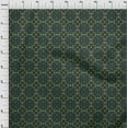 thumbnail image 4 of oneOone Polyester Spandex Dark Green Fabric Geometric Fair Isle Pattern Sewing Craft Projects Fabric Prints By Yard 56 Inch Wide, 4 of 4