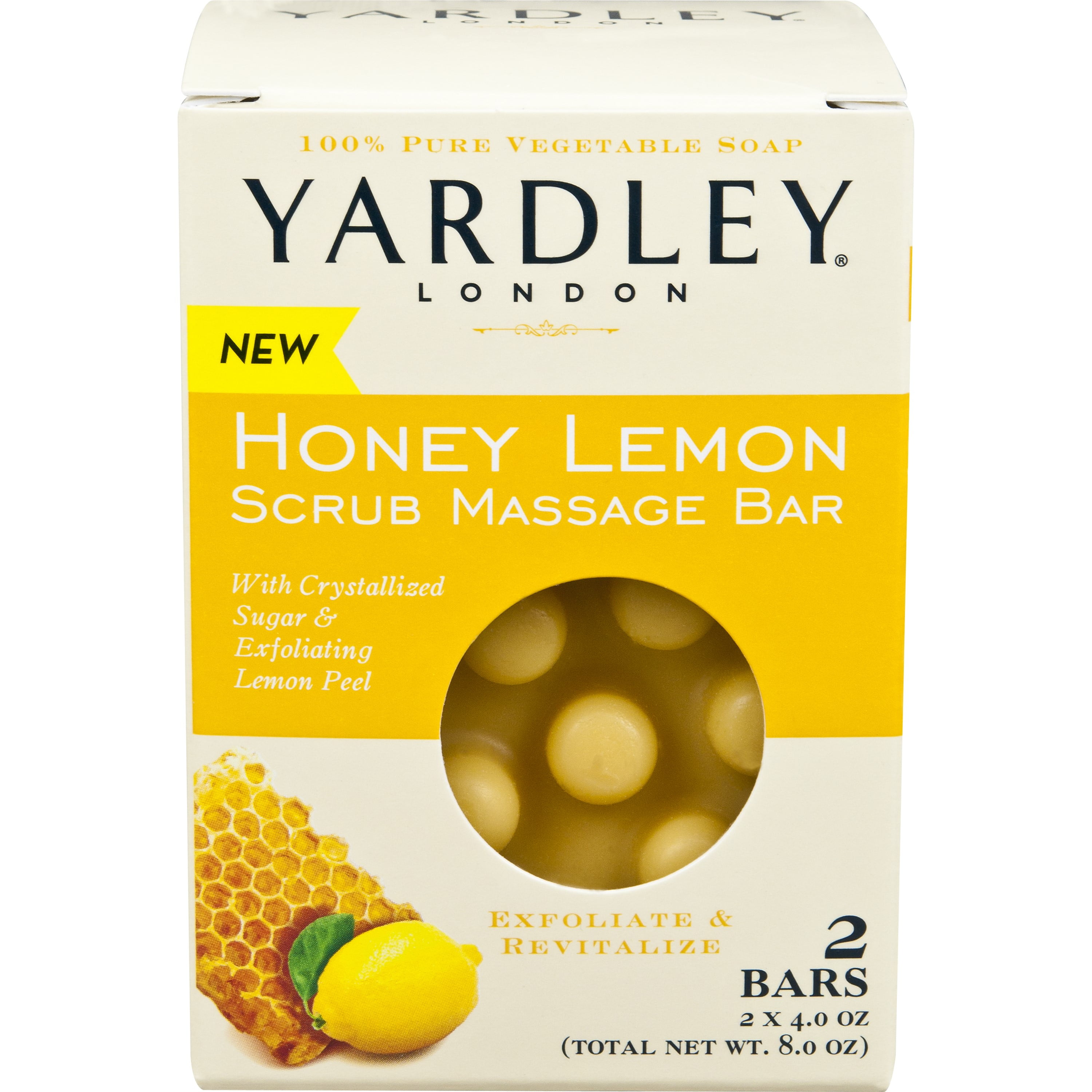 Påhængsmotor Primitiv vase Pack of 2) Yardley London Moisturizing Bath Bar, Honey Lemon, 4.25 oz -  Walmart.com