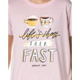 thumbnail image 5 of Gilmore Girls Womens' Coffee Life's Short Sleep Pajama Set Shorts, 5 of 8