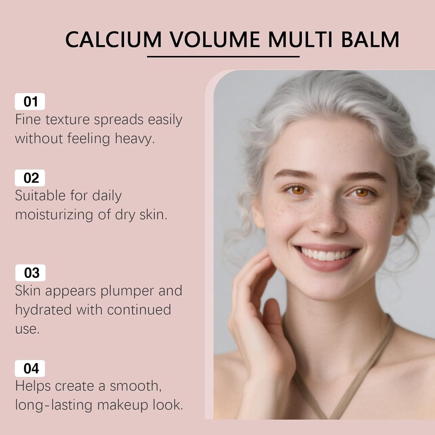 Calcium Multi Balm, Wrinkle Core Stick, Anti Aging Firming Skincare Stick, Collagen Moisturing Stick, Hydrating Skin, Suitable For Eyes, Face, Neck